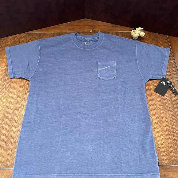 Nike SB Sashiko Pocket Tee Mystic Navy, Size L - New with Tags CW1466-469 - Picture 3 of 4